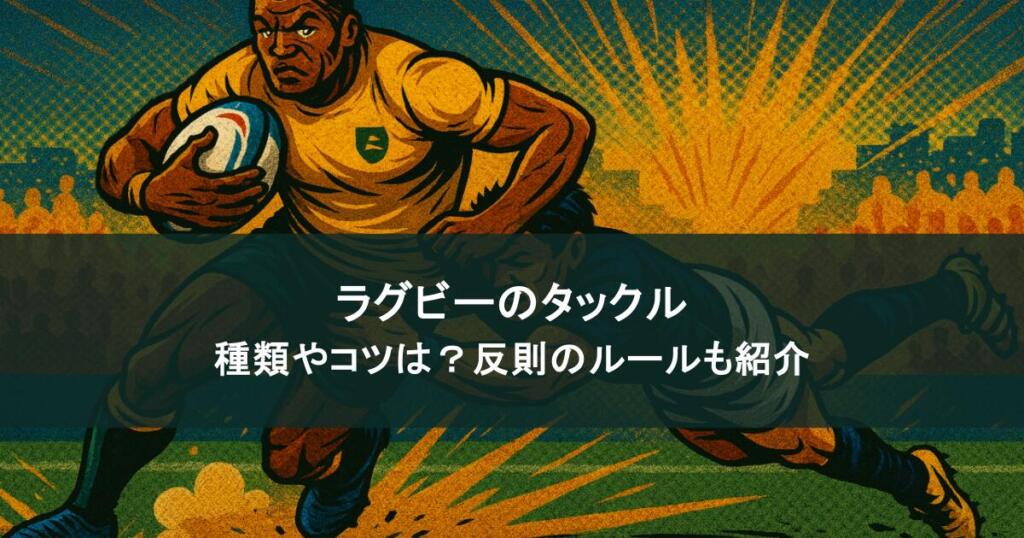 ラグビーのタックルを徹底解説！種類やコツは？反則のルールも紹介