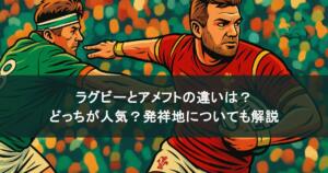 ラグビーとアメフトの違いは？どっちが人気？発祥地についても解説