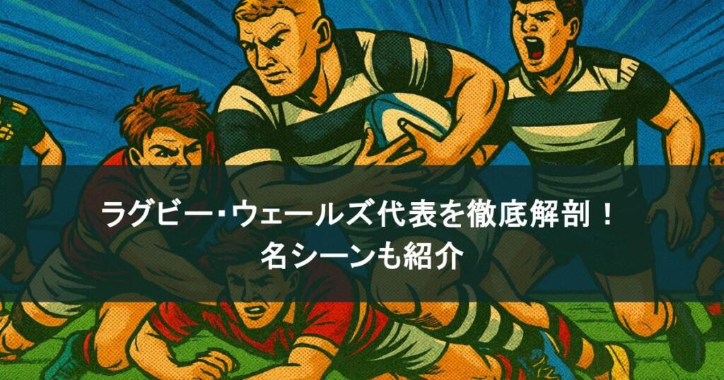 イケメンが多い！？ラグビー・ウェールズ代表を徹底解剖！名シーンも紹介